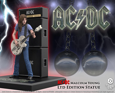 Knucklebonz AC/DC Rock Iconz Malcolm Young II Statue